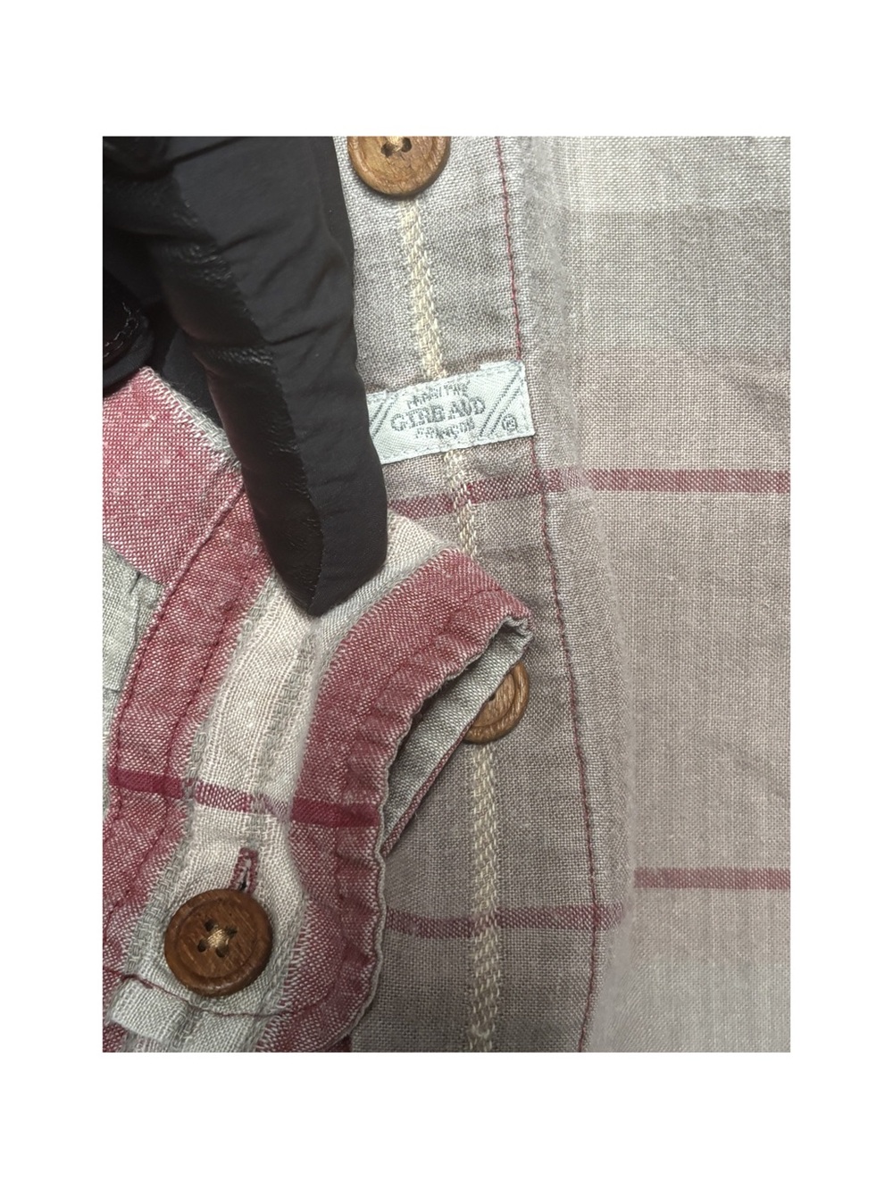 Marithe Francois Girbaud Plaid Button-Down Shirt - Picture 3 of 5